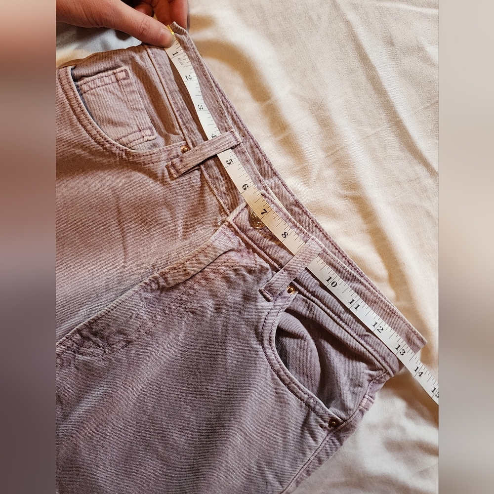 PacSun Lavendar High-Rise Flare Jeans - Picture 6 of 7